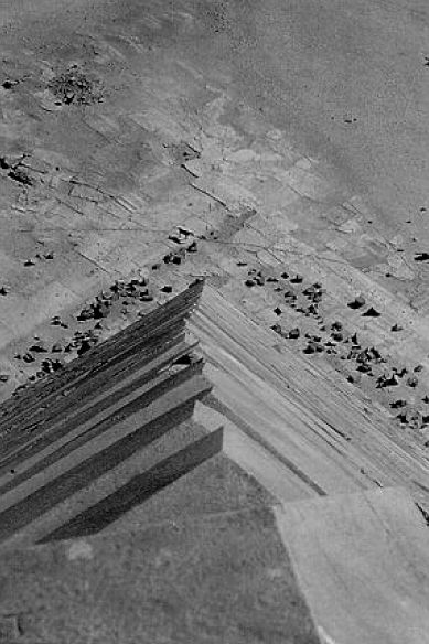 Верхушка пирамиды Менкаура в Гизе