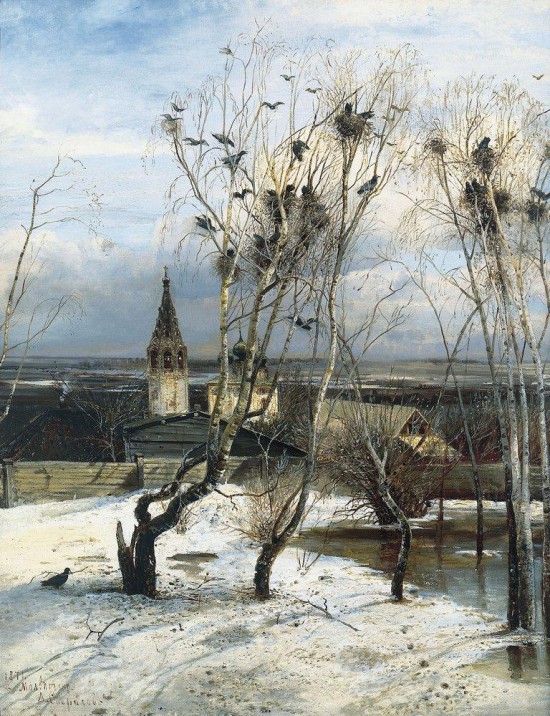 Весна в картинах русских художников