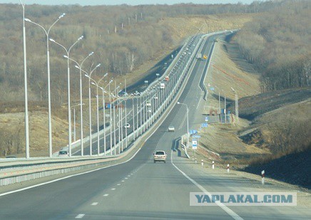 Рухнул мост на трассе Владивосток - Находка