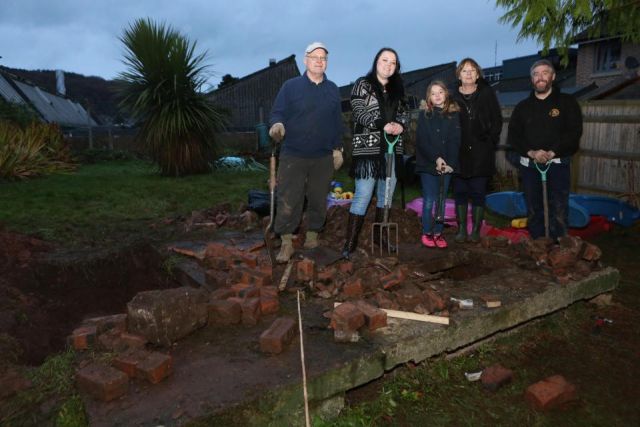 Британка нашла бункер Второй мировой войны на заднем дворе своего дома
