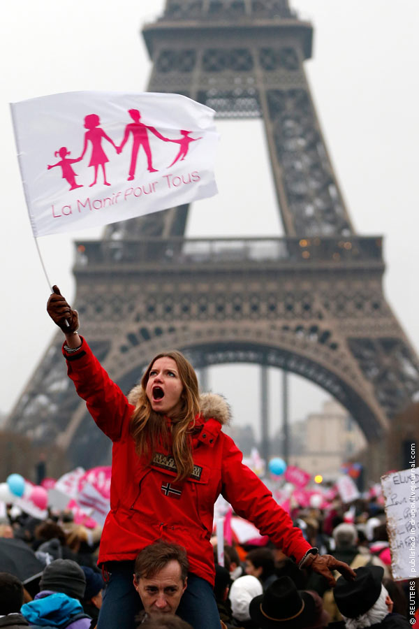 Однополые браки во Франции: за или против