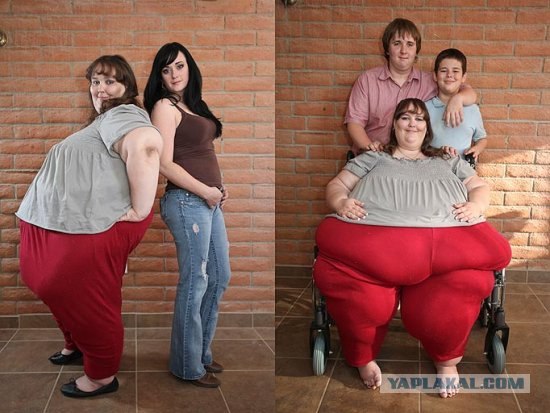 Самая толстая женщина в мире хочет весить тонну
