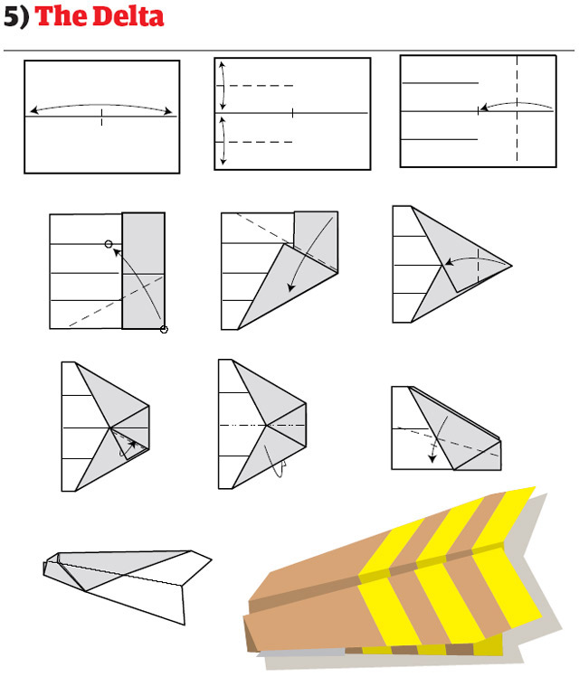 Самолетики из бумаги (12 принтов)