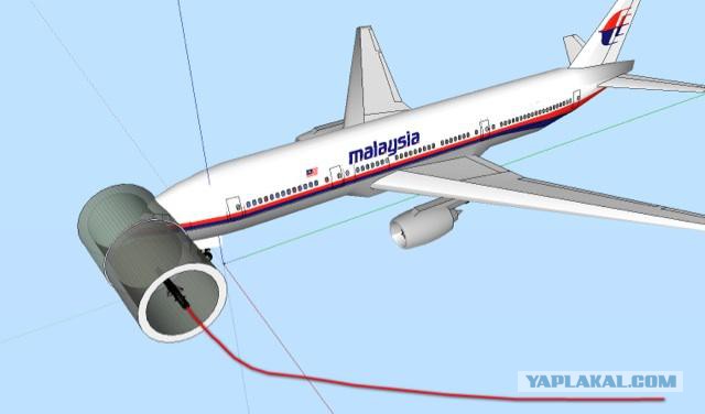 "Боинг-777" должен был упасть в России