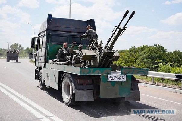 Ополченцы ДНР: в районе Горловки сбит самолет