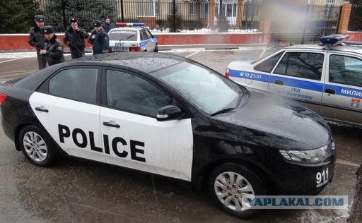 В Волгограде за надпись POLICE лишили прав