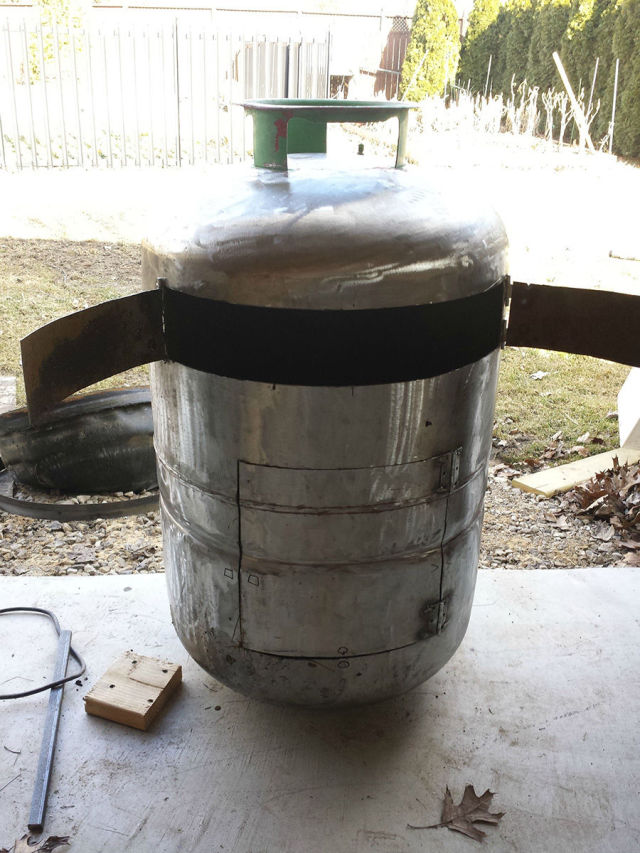 Печь для пиццы из старого баллона своими руками