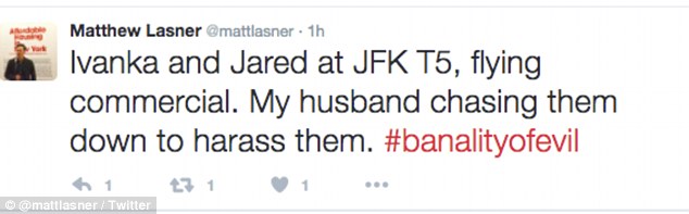 Либерал и его муж атаковали дочь Трампа с детьми