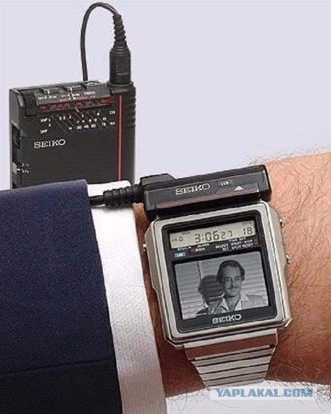 Часы  Seiko с телевизором 1982 г.
