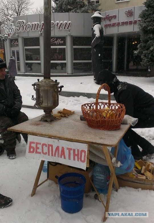 Утро. Кофейня. Бабушка...