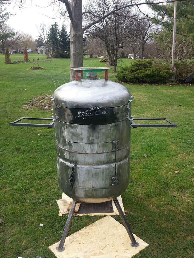 Печь для пиццы из старого баллона своими руками