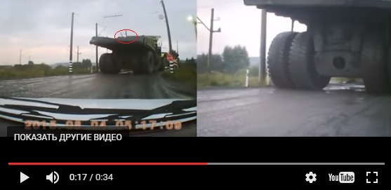 В Сибири у БелАЗа неожиданно взорвалось колесо