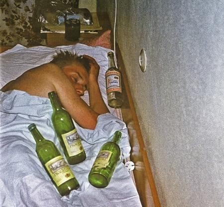 Пьянство на фотографиях в русском роке