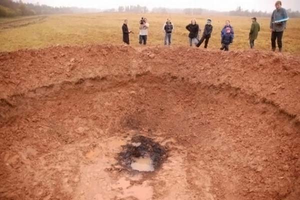 Метеоритный "розыгрыш" в Латвии