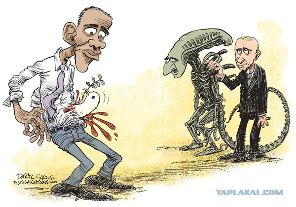 Американская политическая карикатура - Сирия