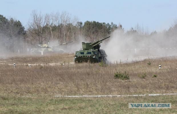 Украинская армия провела масштабные военные учения