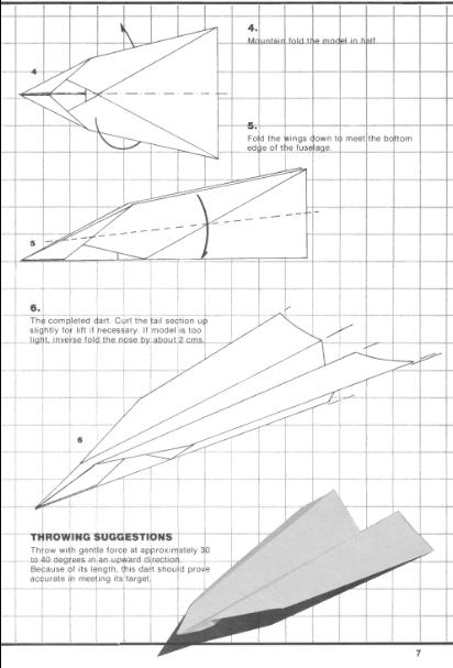14 простейших моделей бумажных самолетов