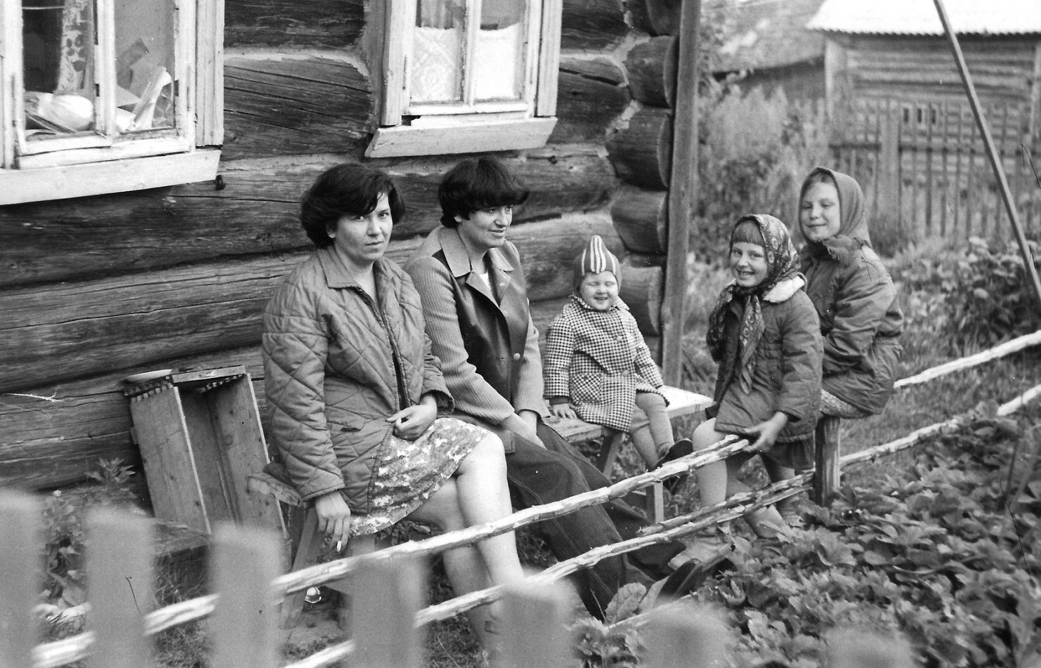 1980е деревня СССР
