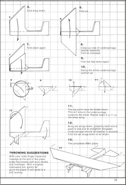 14 простейших моделей бумажных самолетов