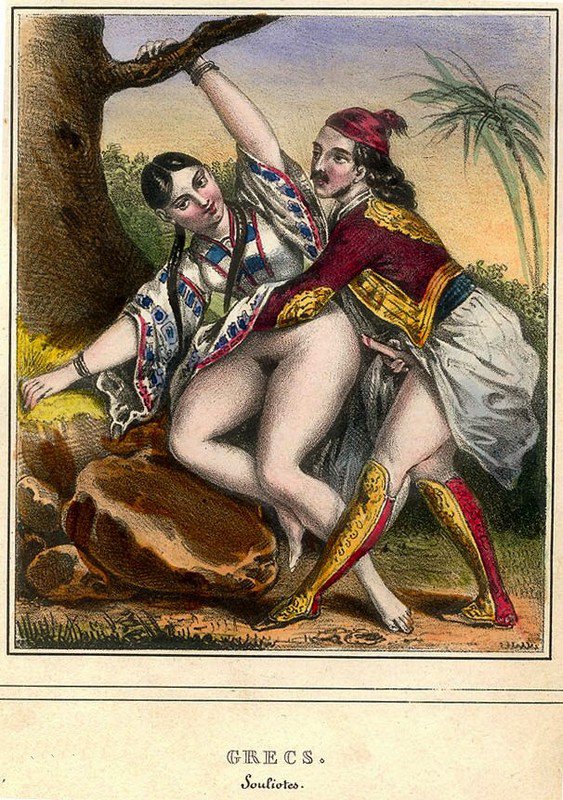Сексуальное кругосветное путешествие в XIX веке по миниатюрам Ашиля Девериа
