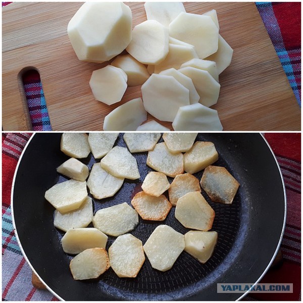Куриное филе с картофелем, в духовке. Порционно