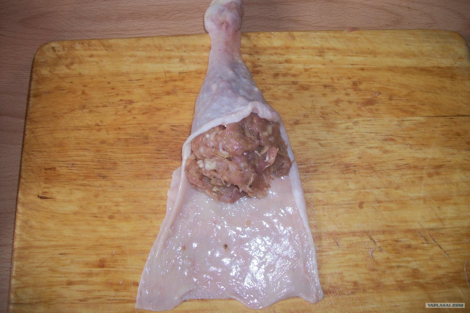 Кожа куриная начиненная Кожа куриная начиненная