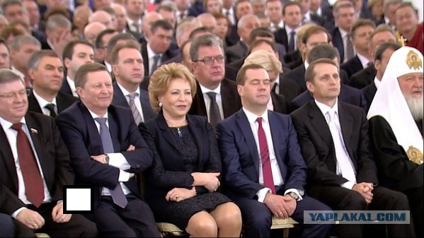 Дмитрий Медведев заснул на выступлении Путина
