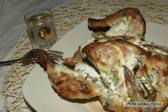 Цыплята запеченные в сметане, Очень просто и очень вкусно))))