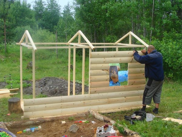 Детский домик своими руками