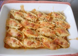 Как приготовить большие макароны ракушки с фаршем рецепт