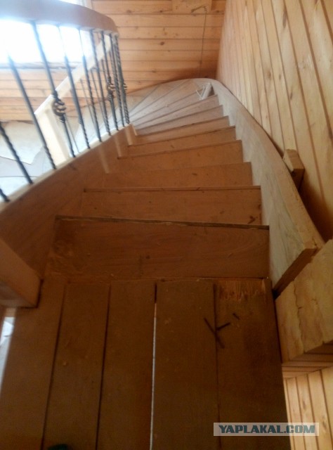 Гнутая лестница из фанеры