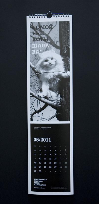 Антигламурный календарь: помойные коты