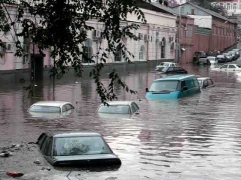 Затопленные китайские города Суйань и Чуньань