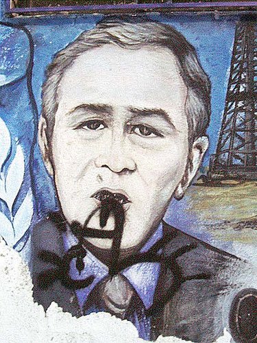 Джордж Буш в граффити