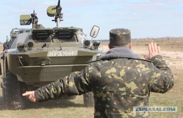 Украинская армия провела масштабные военные учения