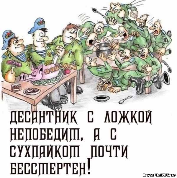 Сухой паёк российской армии.