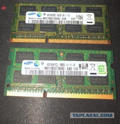 Москва. Память для ноута SO-DIMM DDR3 4Gb