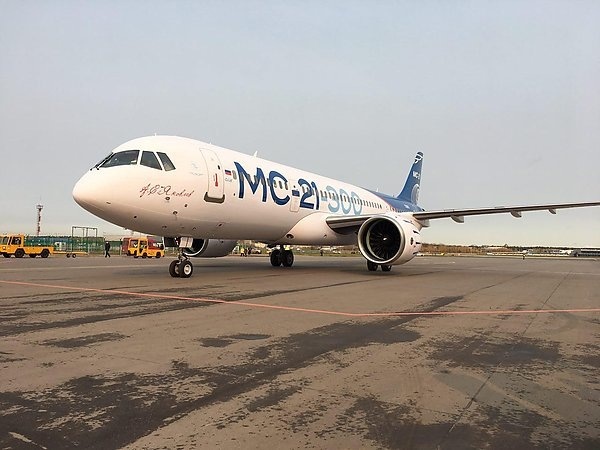 МС-21-300 совершил перелет из Иркутска в Жуковский