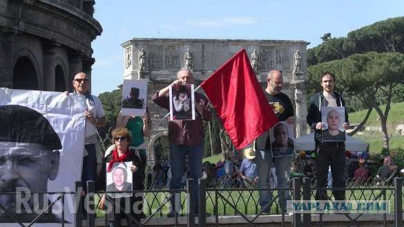 Итальянцы провели флэшмоб в память о Мозговом