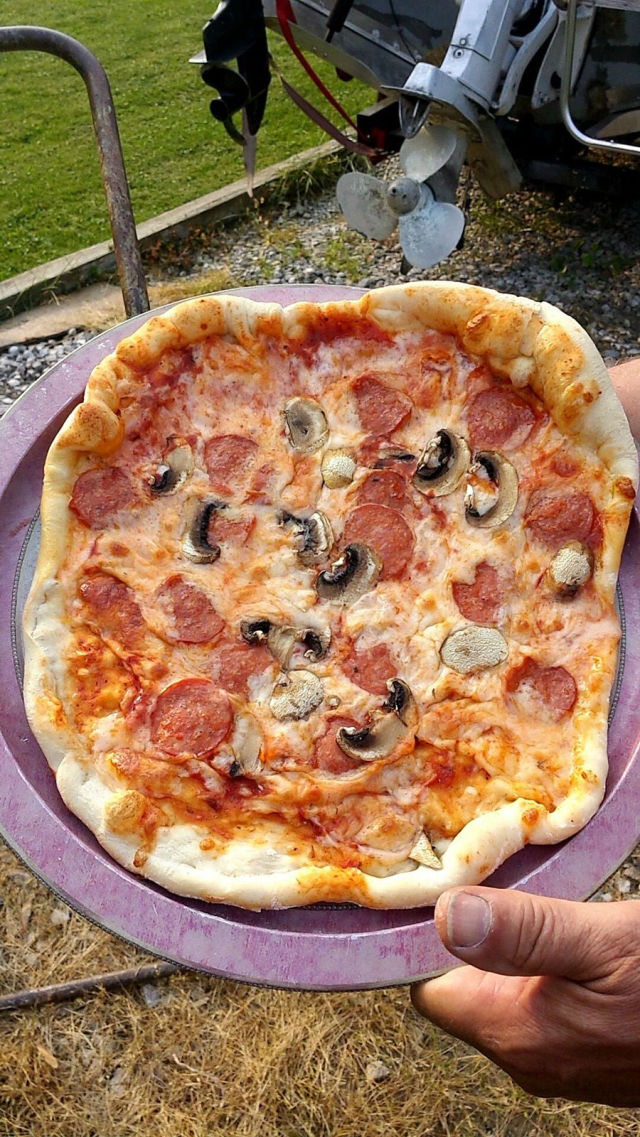 Печь для пиццы из старого баллона своими руками