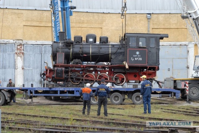 В Латвии оживили паровоз Гр-319