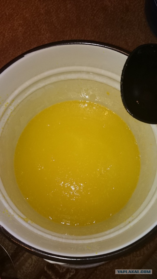 9 литров сока из 4-х апельсинов