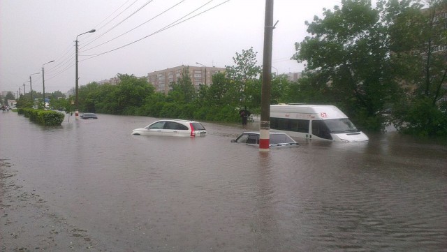 Ульяновск уходит под воду