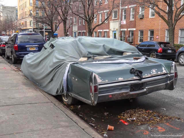Старые автомобили на улицах Нью-Йорка - 28