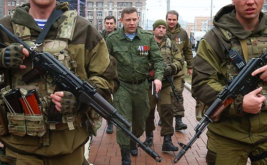 Испытания пистолета «Оплот» с главой ДНР