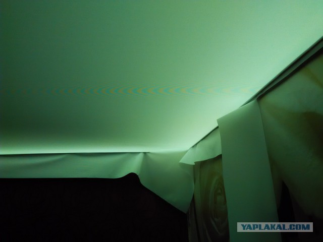 Как я натяжной потолок с подсветкой сделал