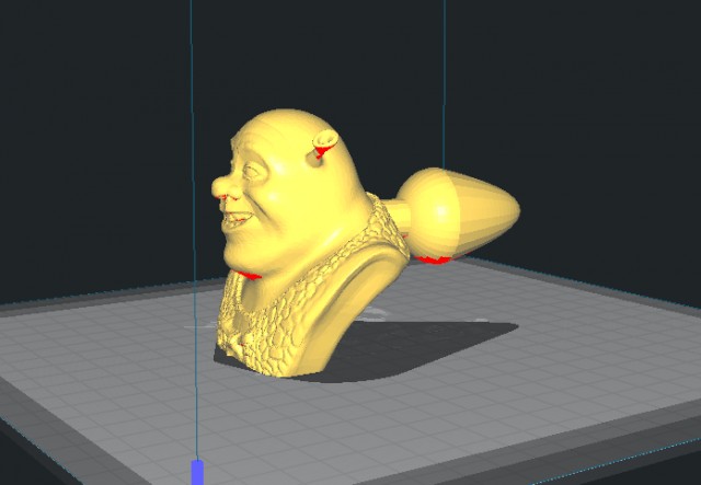 Парень скачал модельку Шрека из интернета, чтобы напечатать её на 3D-принтере