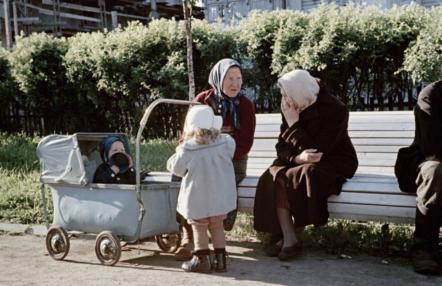 1950-е в цветных фотографиях