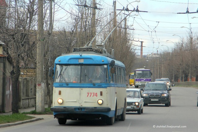 Крымские троллейбусы на самом длинном