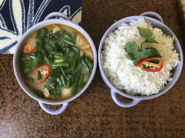 Тайский суп Том Кха Гай